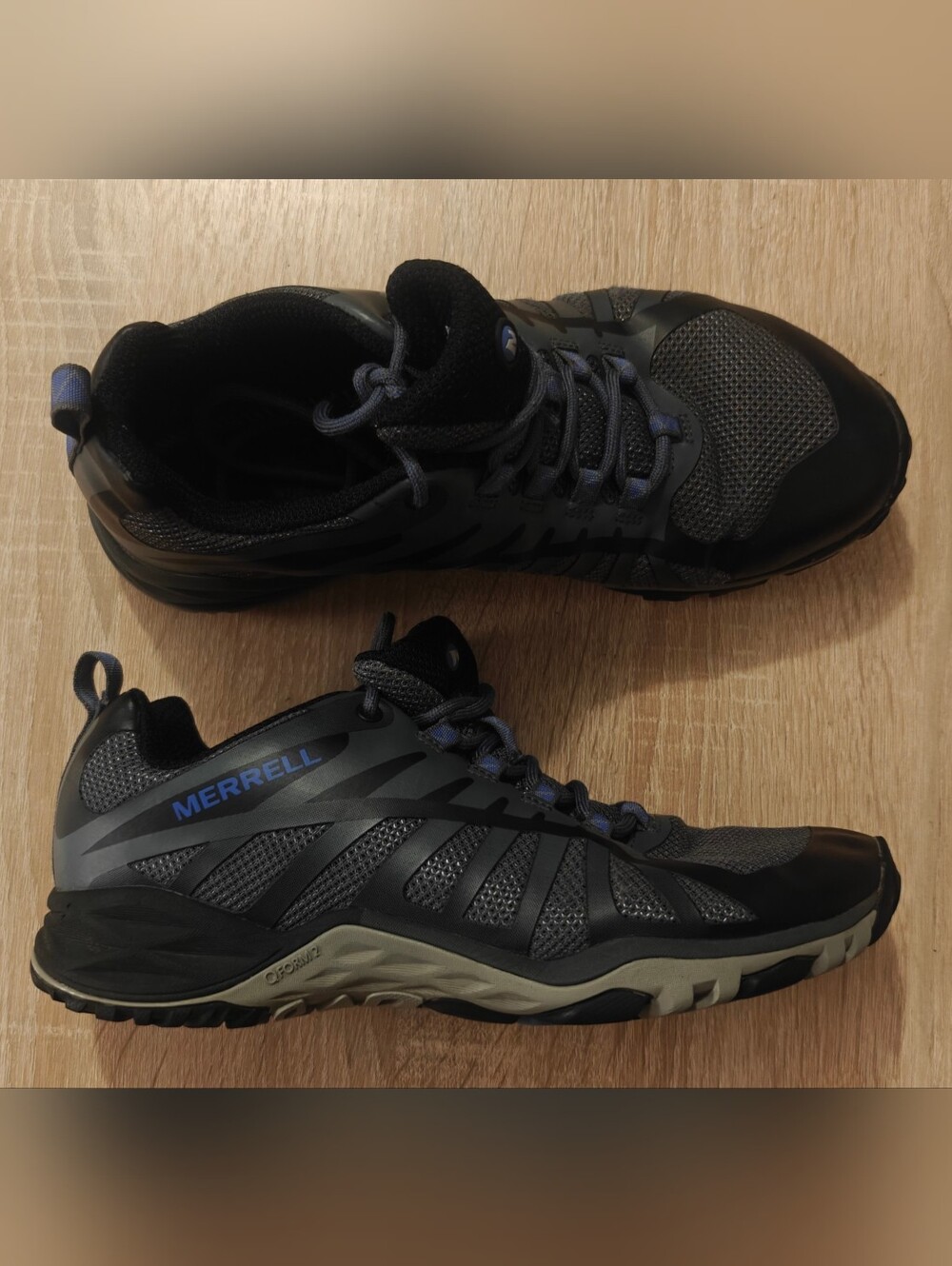 Merrell Siren Edge Q2 Women’s Size 7 Gray Hiking Trail Sneakers Outdoor Walking